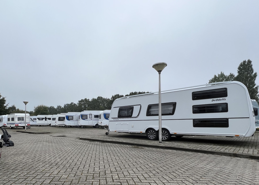 Caravans met stapelbed